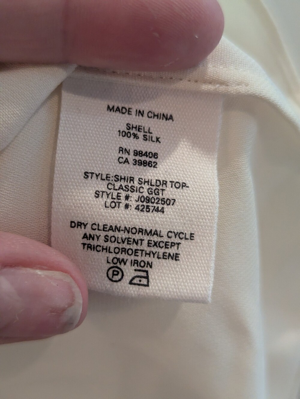 Theory Ruched Silk Blouse - Picture 6 of 7